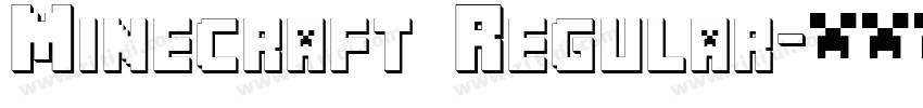 Minecraft Regular字体转换